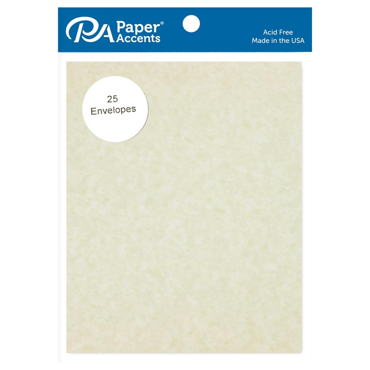 Accent Design Paper Accents A2 Envelopes, Parchment Cream, 25 Pack, Acid Free Archival Envelopes for Cards, Invitations, Scrapbooking and Paper Crafting